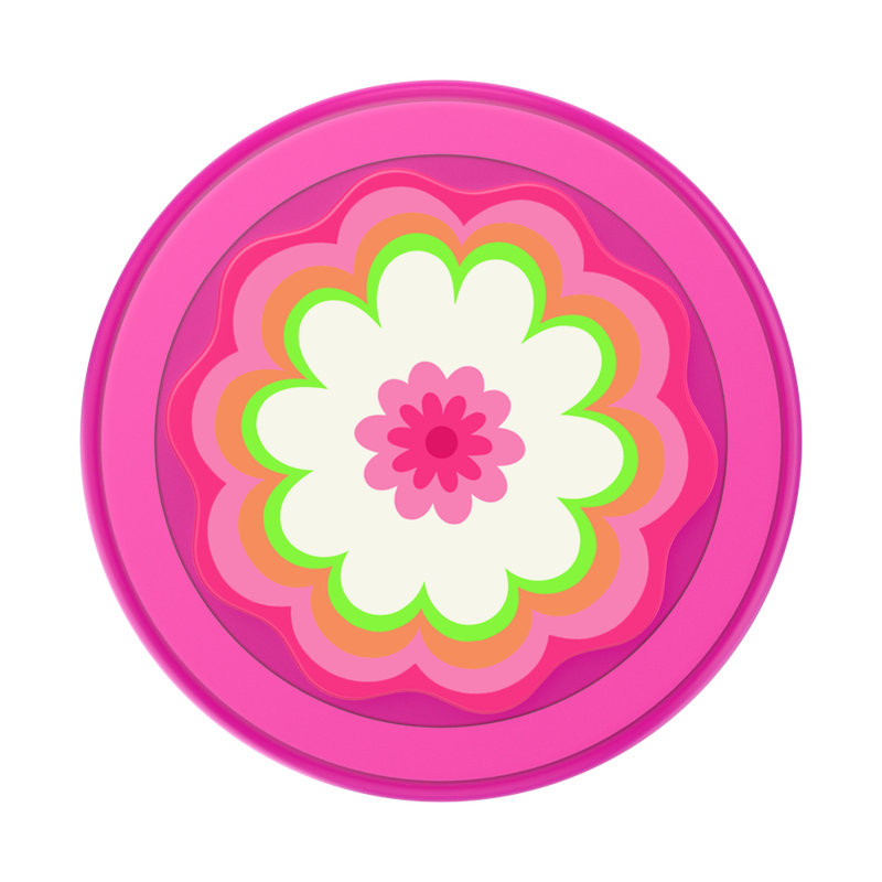 Molded Flower Kaleidoscope Pink — PopGrip for MagSafe image number 1