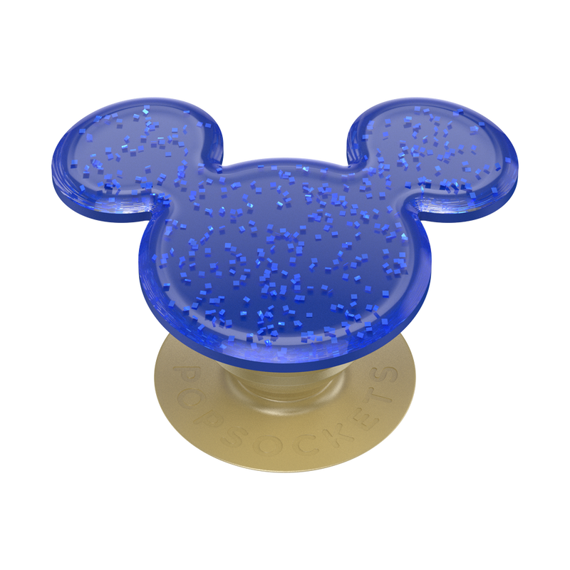 Earridescent Navy Glitter Mickey Mouse — Adhesive PopGrip image number 0