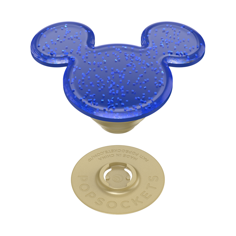 Earridescent Navy Glitter Mickey Mouse — Adhesive PopGrip image number 6